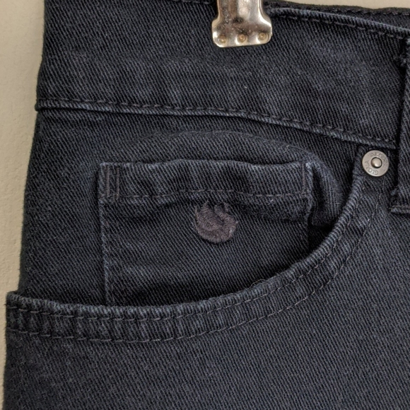 Denim Black Stretch Jeans size 14 by Gloria Vanderbilt - Picture 2 of 10